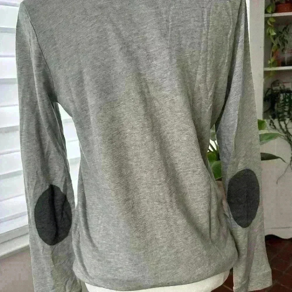 South Parade "Excuse My French" Long Sleeve Sweatshirt w/elbow patches- Size S - Picture 3 of 4